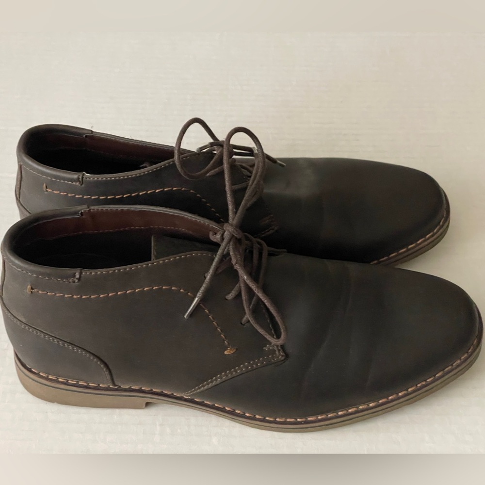 Sonoma Vitalize By OrthoLite Brown Walnut Lace Up Casual Shoes Men's Size 10.5M